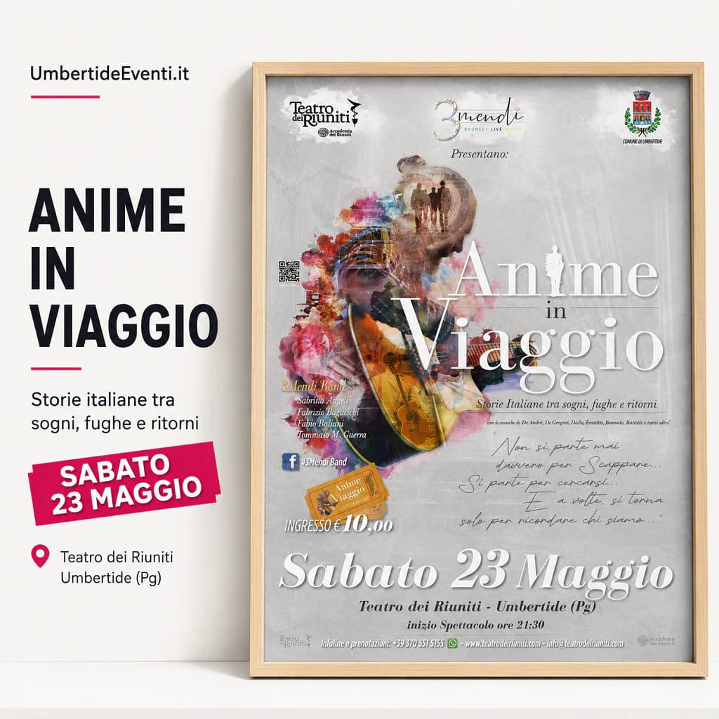 Teatro musica Anime in Viaggio 2026 quadrata - UmbertidEEventi.it