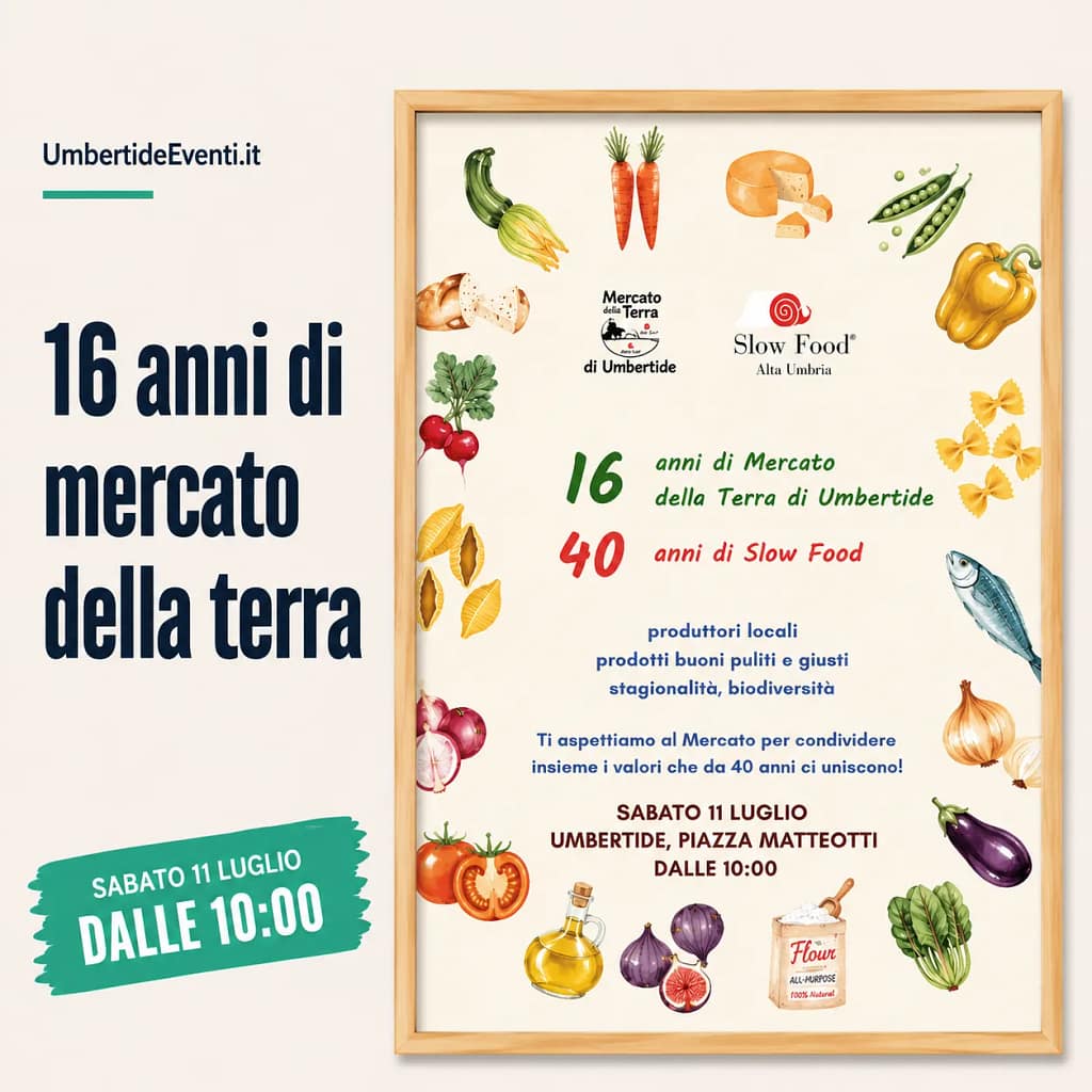 16 anni di mercato della Terra - evento Umbertide - Umbertide Eventi