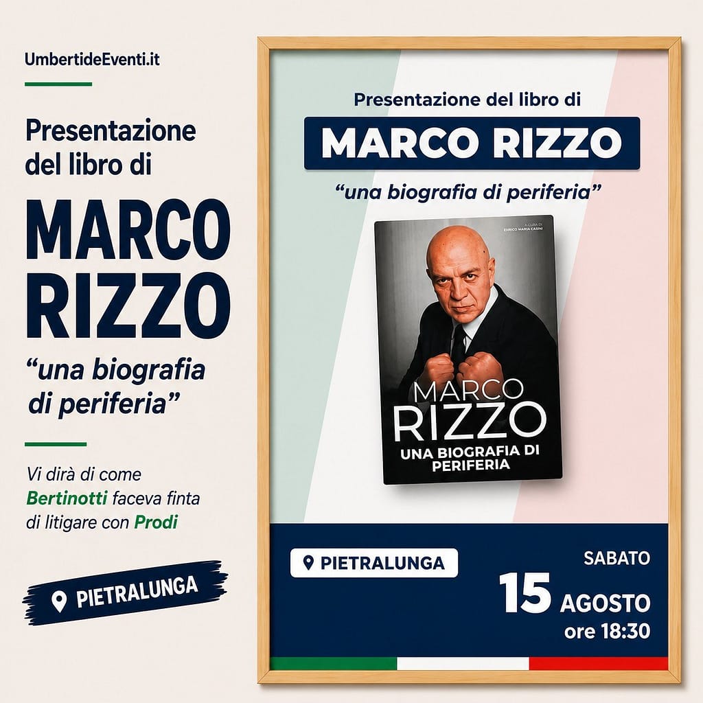 Presentazione libro biografia Marco Rizzo a Pietralunga - Umbertide Eventi