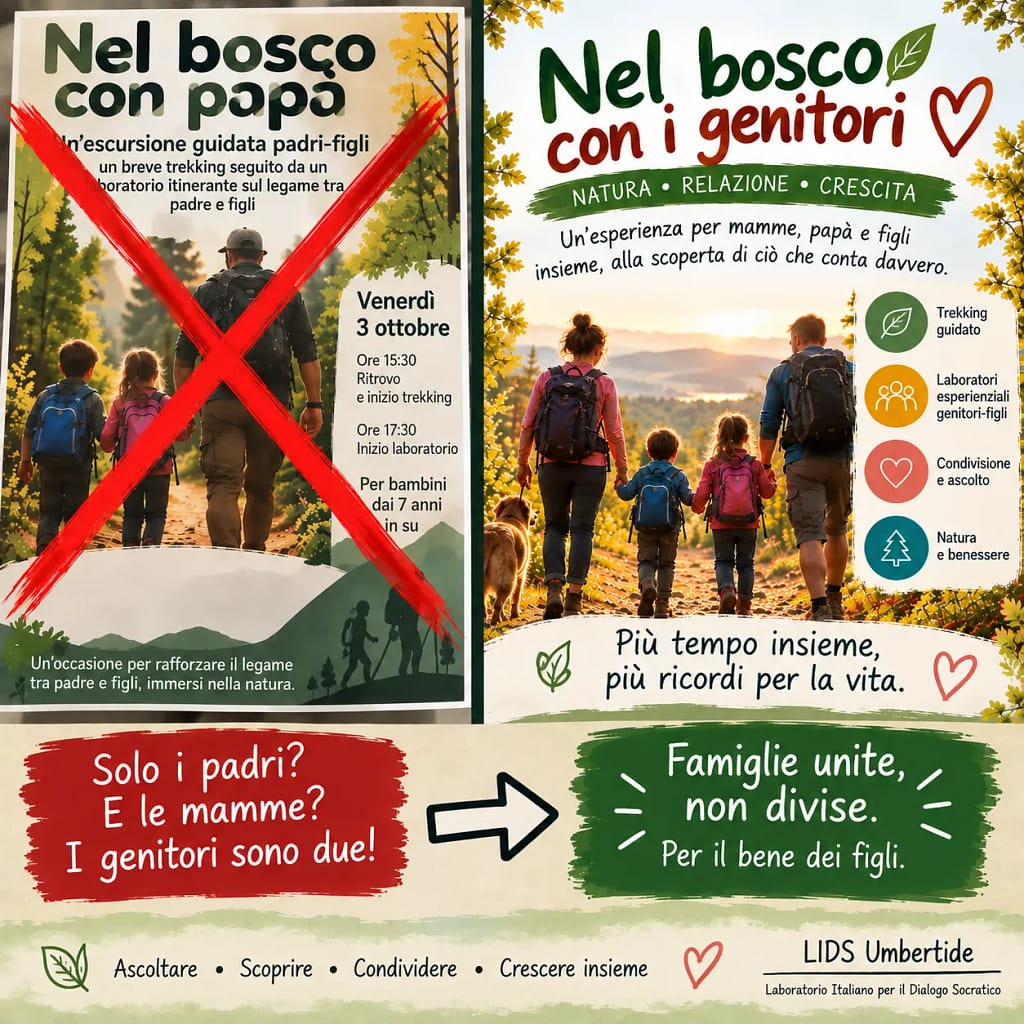 Nel bosco n papa no con i genitori → UmbertideEventi.it