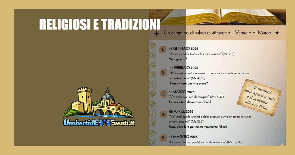Incontri sul Vangelo di Marco - UmbertidEEventi.it