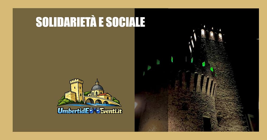 La Rocca di Umbertide si illumina di verde - UmbertidEEventi.it