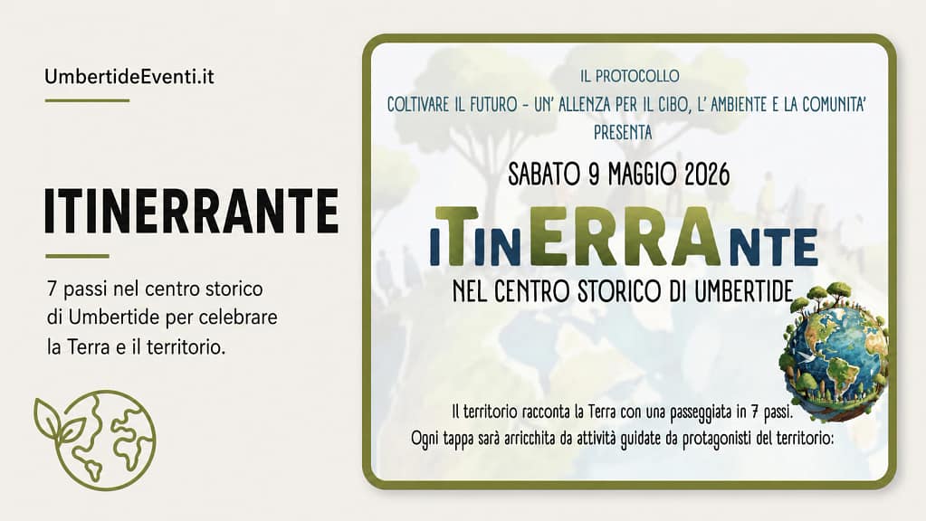 Itinerrante camminata urbana - Umbertide - UmbertidEEventi.it