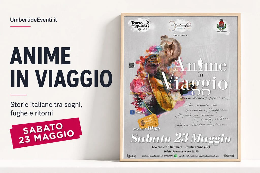 Teatro musica Anime in Viaggio musica 2026 - UmbertidEEventi.it