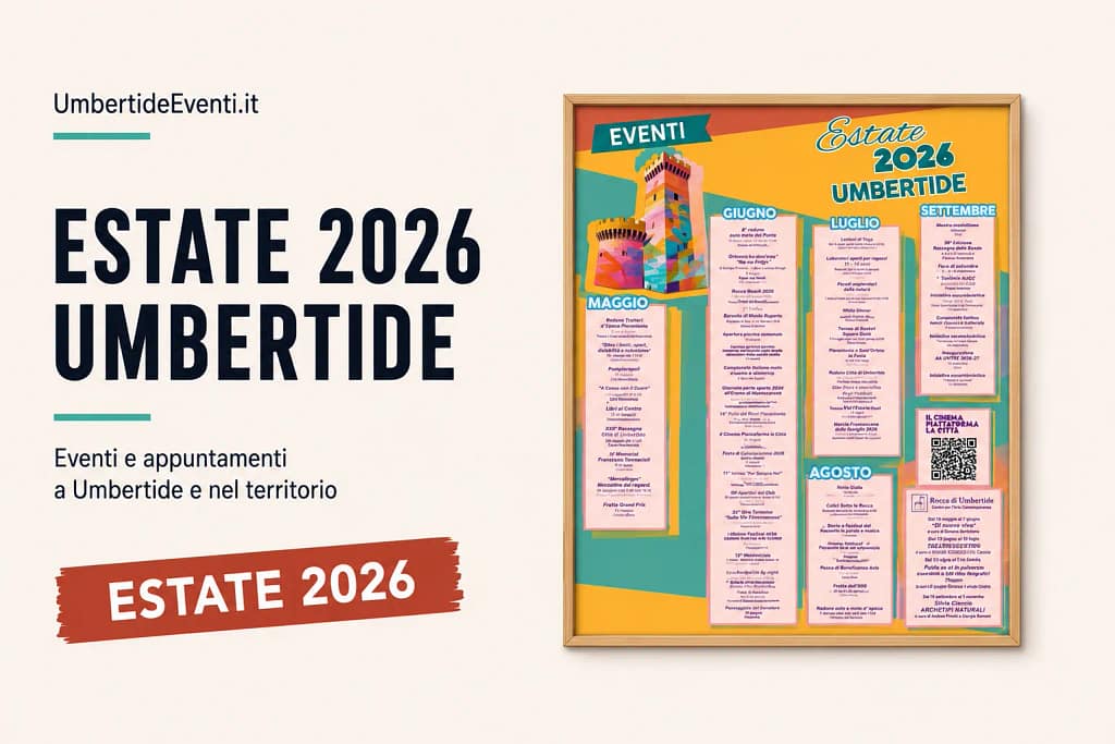 Eventi estate 2026 il programma del Comune di Umbertide - Umbertide Eventi