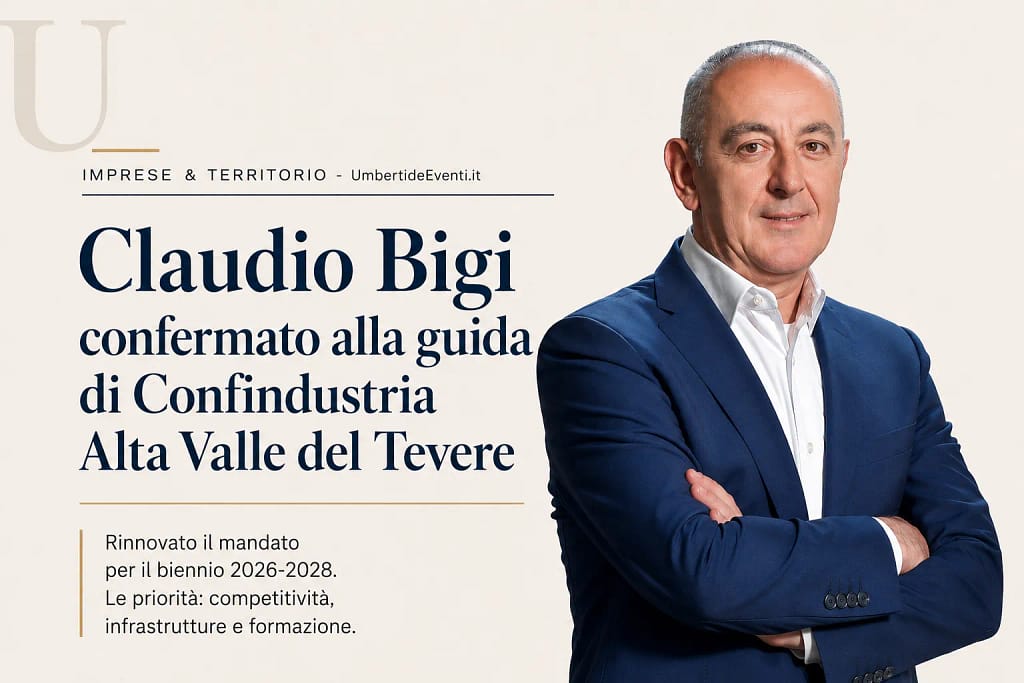 Claudio Bigi presidente Confindustria Alta Valle del Tevere → UmbertideEventi.it