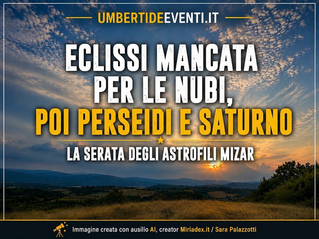 Eclissi mancata 12 agosto 2026 astrofili Mizar Umbertide - Umbertide Eventi