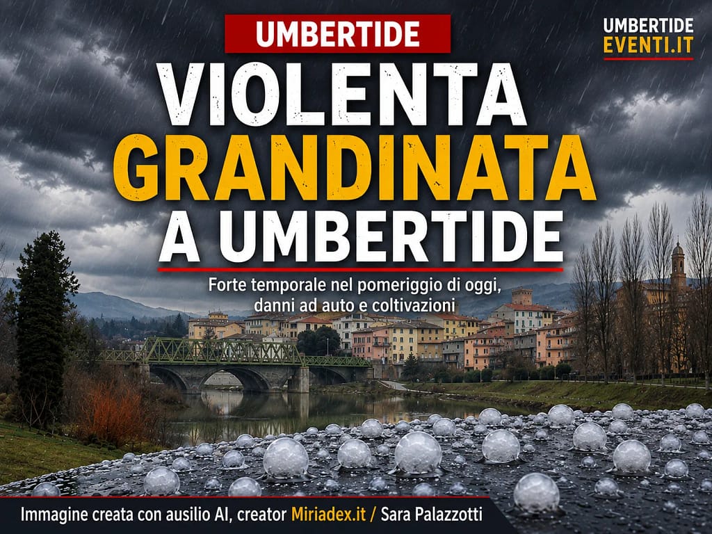 Violenta grandinata a Umbertide sabato 8 agosto 2026 - Umbertide Eventi