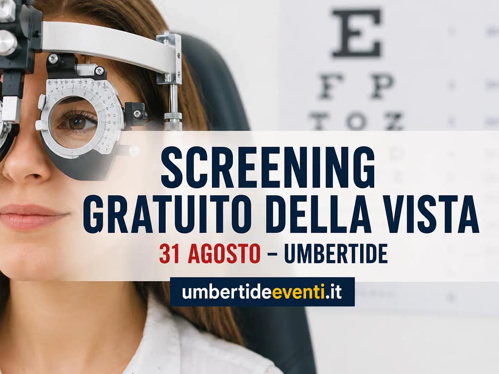 screening gratuito della vista umbertide - Umbertide Eventi