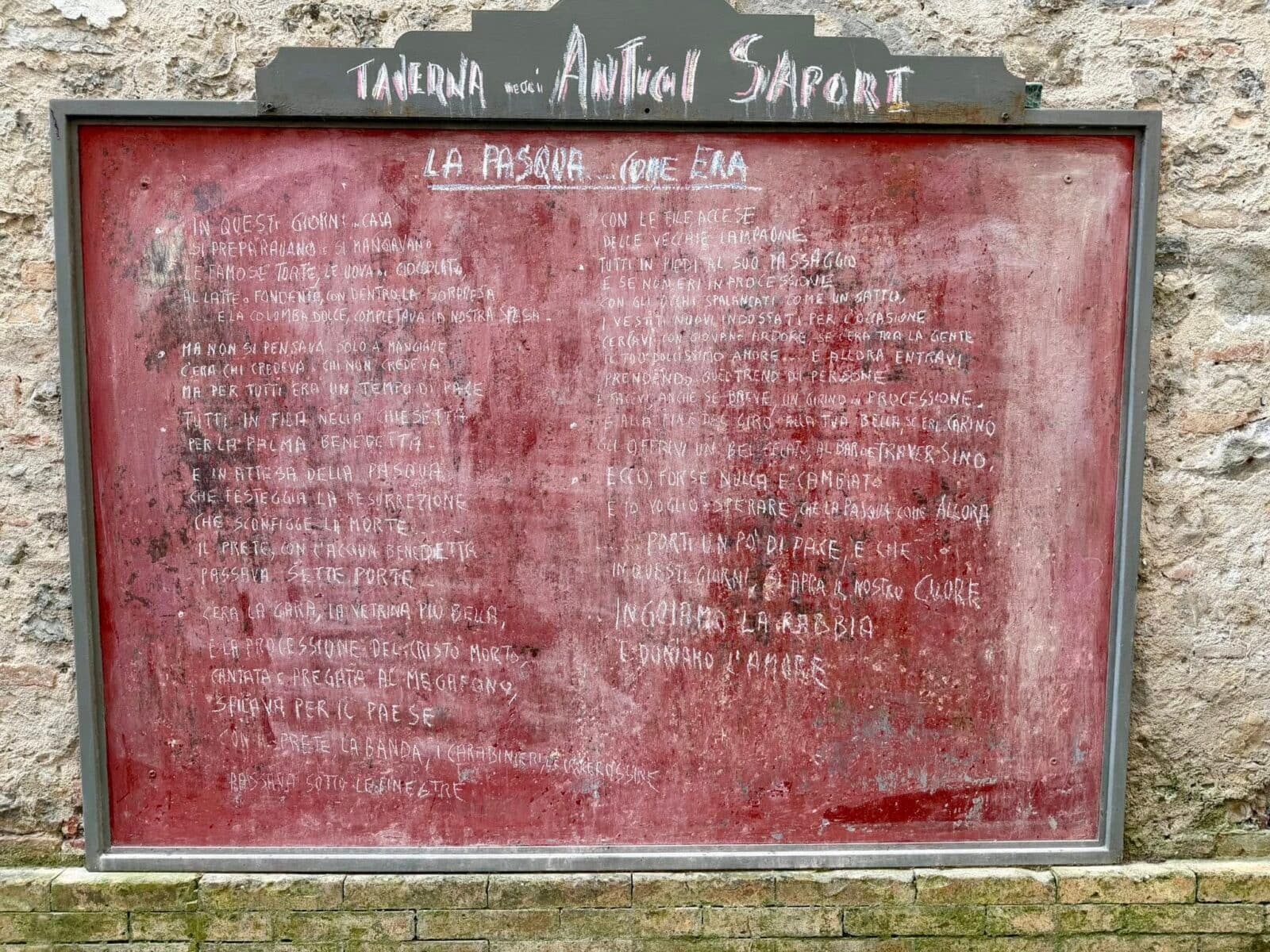 La Pasqua come era - il poeta della pieggiola - UmbertidEEventi.it