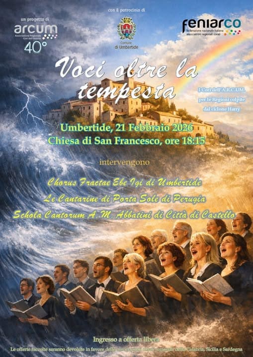 evento 2026 voci oltre la tempesta arcum corale - UmbertidEEventi.it
