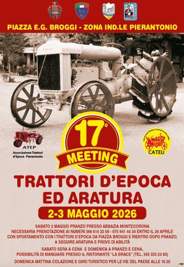 Raduno trattori antichi a Pierantonio - UmbertidEEventi.it