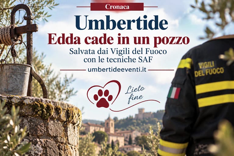 Cane cade in un pozzo a Umbertide 2026 → UmbertideEventi.it