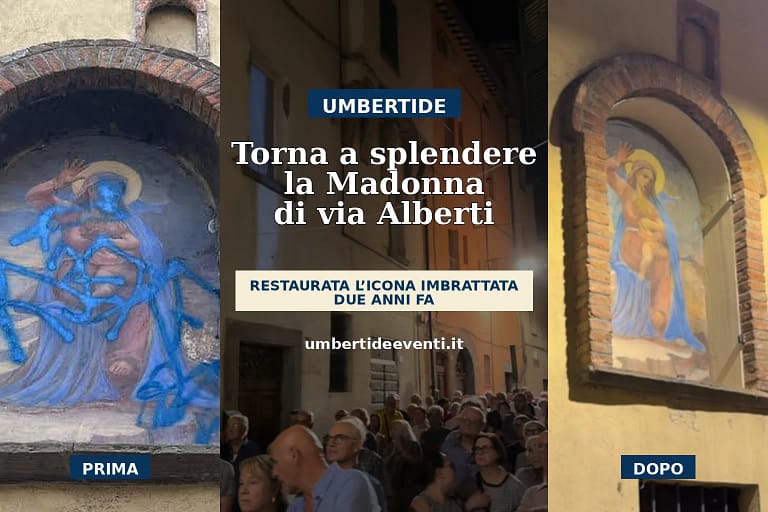 Restaurata Madonna di via Alberti a Umbertide → UmbertideEventi.it