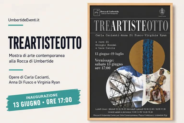 Mostra Treartisteotti a Umbertide Rocca - UmbertidEEventi.it